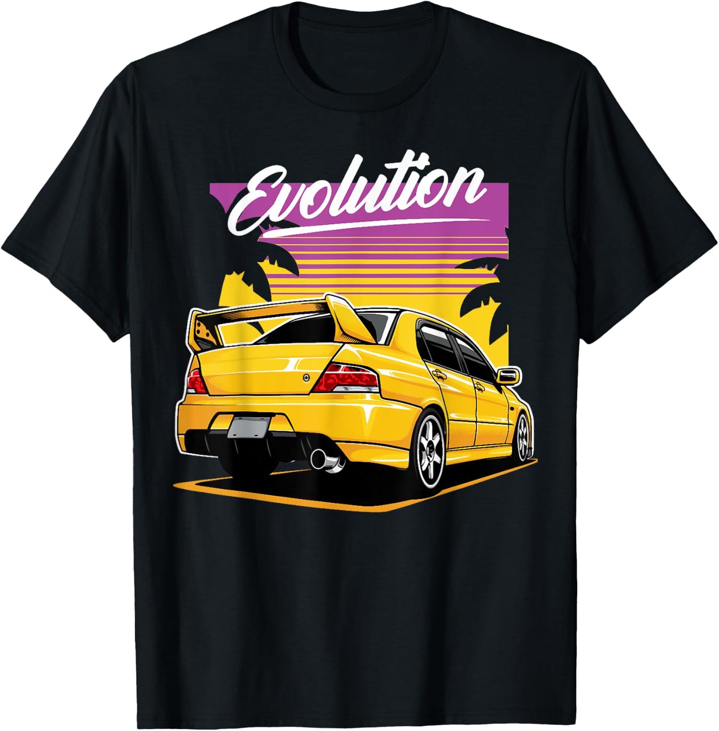 Evo8 Evo6 Evo7 Evo9 Evo10 VI VII VIII IX X T-Shirt - T-Shirt | Black