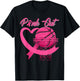 Pink Out Breast Cancer Pink Ribbon Heart & Basketball Ball T-Shirt - T-Shirt | Black