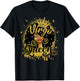 Virgo Queen Afro Natural Hair Girl Black Woman Zodiac T-Shirt - T-Shirt | Black