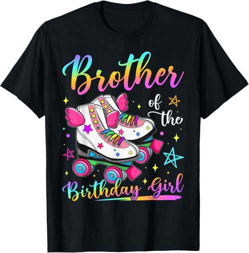 Brother Of The Birthday Girl Rolling Skate Family Matching