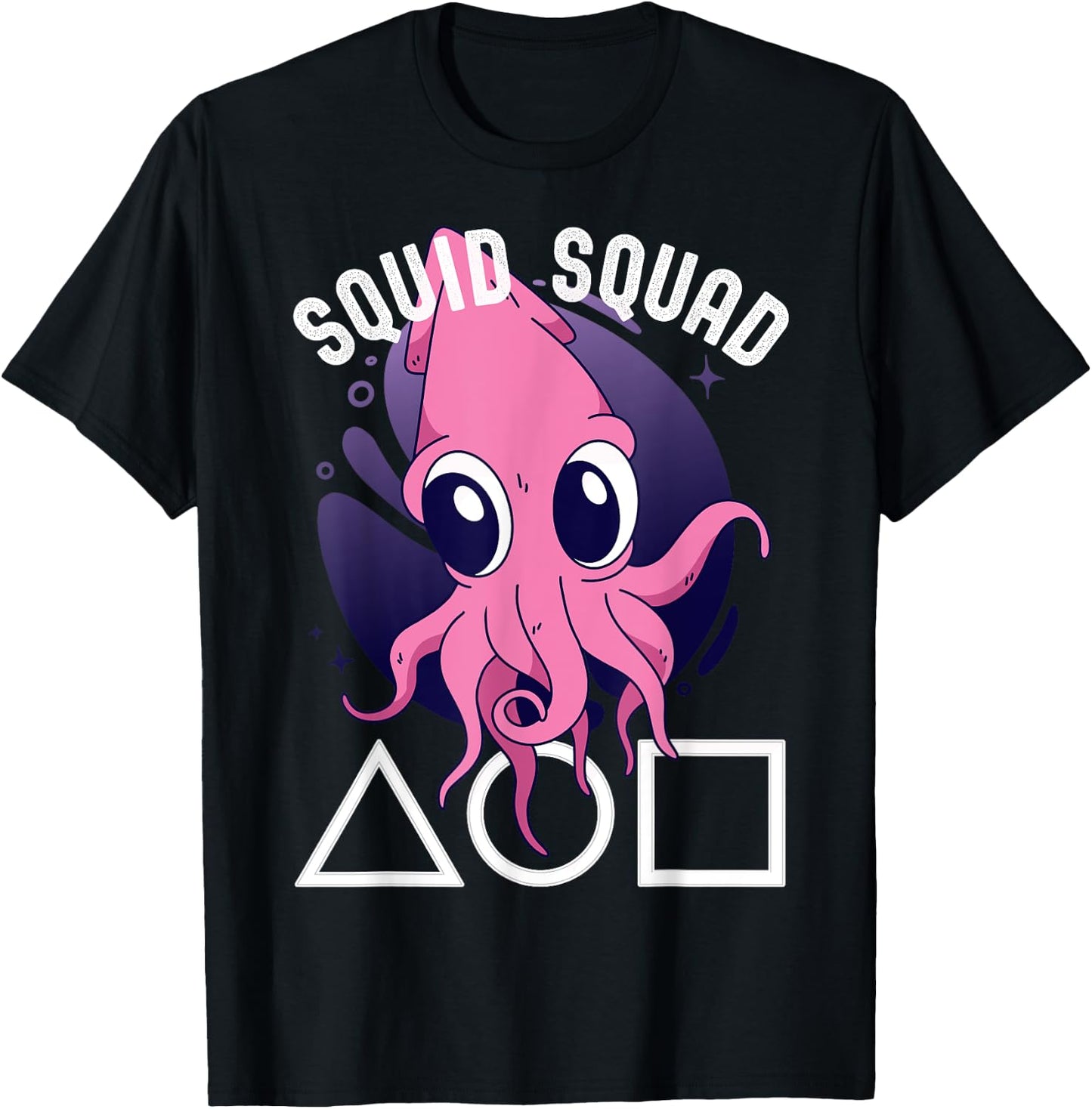 Squid Squad Group Matching Halloween T-Shirt - T-Shirt | Black