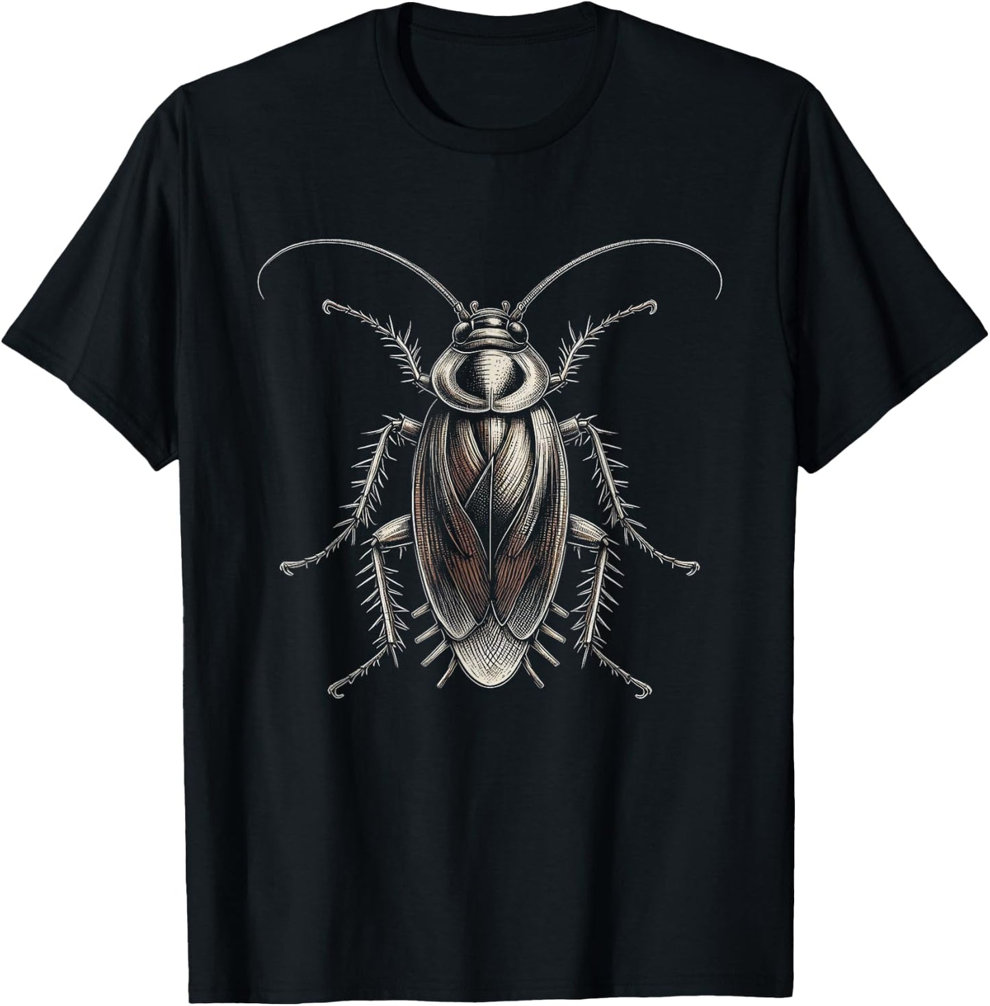 Cockroach Graphic Art Design T-Shirt - T-Shirt | Black
