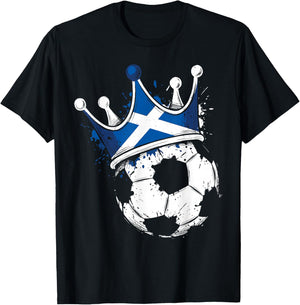 Scottish Flag Novelty Scotland T-Shirt - T-Shirt | Black