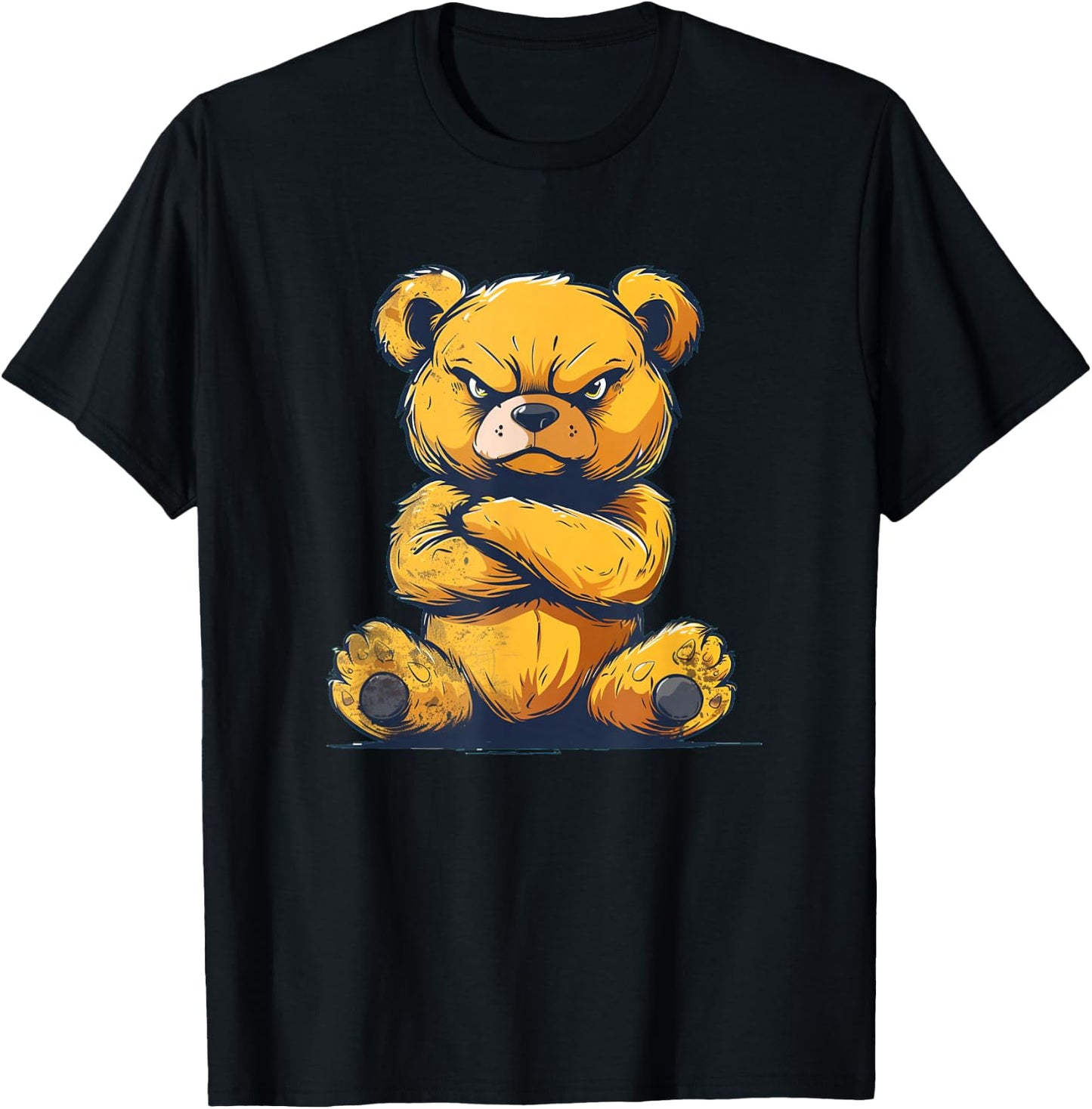 Furious Teddy Bear with crossed Arms Costume T-Shirt - T-Shirt | Black