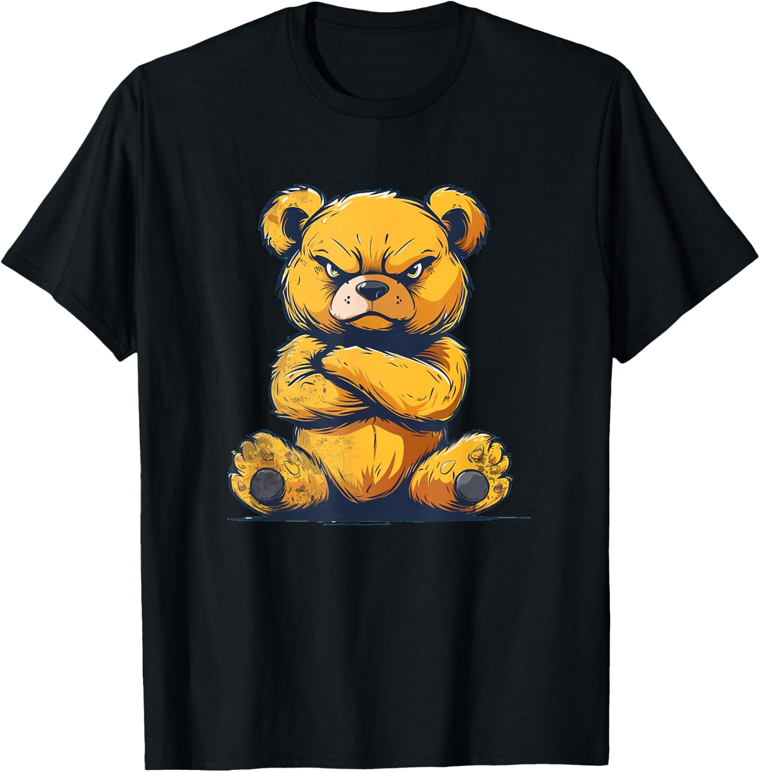 Furious Teddy Bear with crossed Arms Costume T-Shirt - T-Shirt | Black