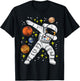 Astronaut Dab Space Spaceman Galaxy Toddler Boys Kids Teen T-Shirt - T-Shirt | Black