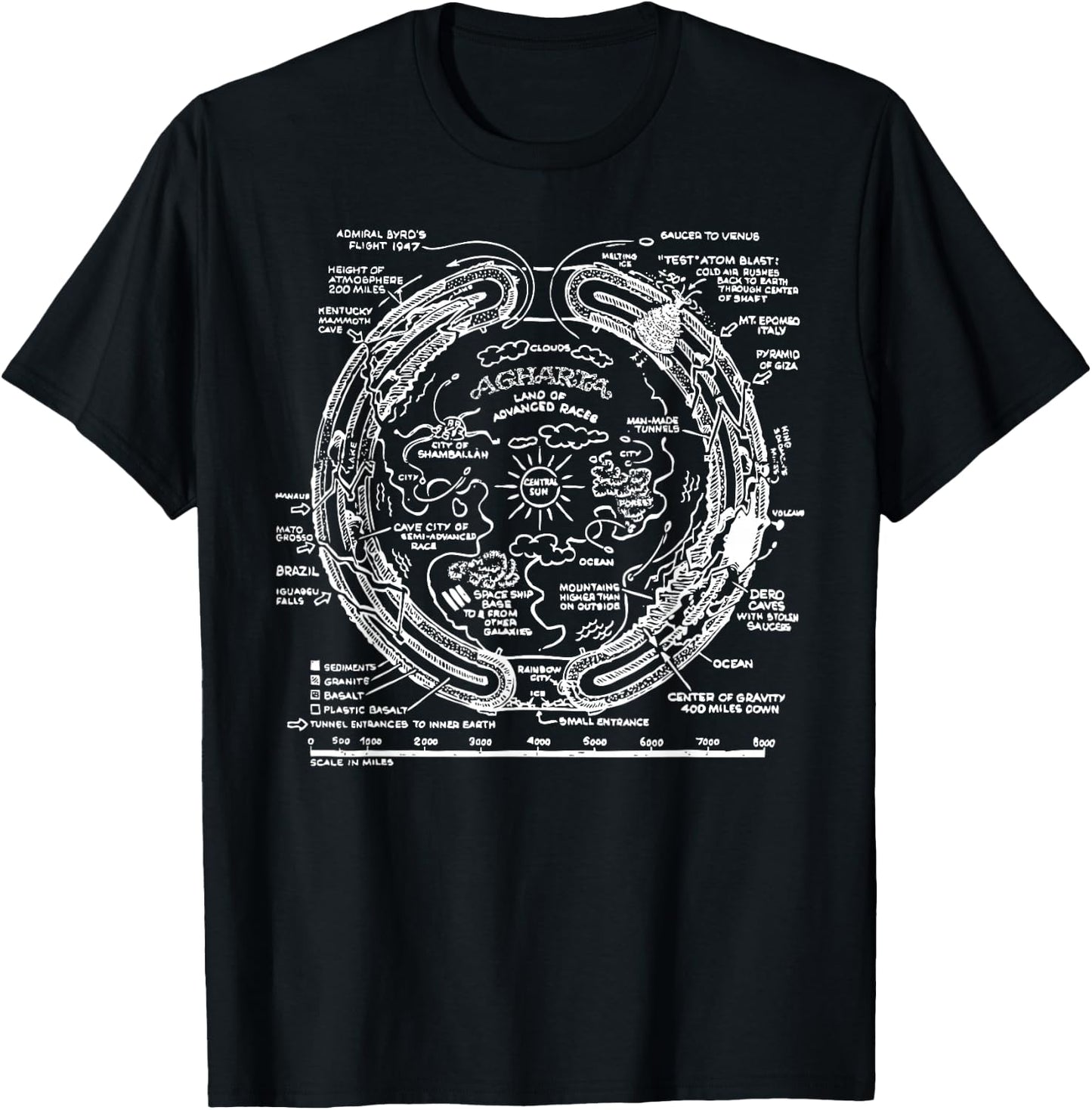 Agharta - Agartha - XL Black T-Shirt - T-Shirt | Black