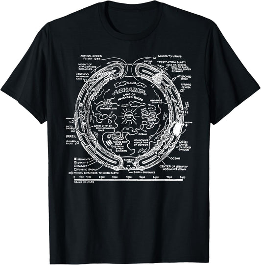 Agharta - Agartha - XL Black T-Shirt - T-Shirt | Black