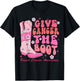 Give Cancer The Boot Western Cowgirl Breast Cancer Outfit T-Shirt - T-Shirt | Black