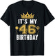It's My 46th Birthday Gift 46 Years Old Man And Woman T-Shirt - T-Shirt | Black