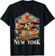 Saratoga Springs New York Vintage Horse Racing Souvenir T-Shirt - T-Shirt | Black