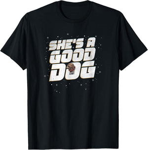 Marvel Guardians of the Galaxy Vol. 3 Cosmo Good Dog Retro T-Shirt - T-Shirt | Black