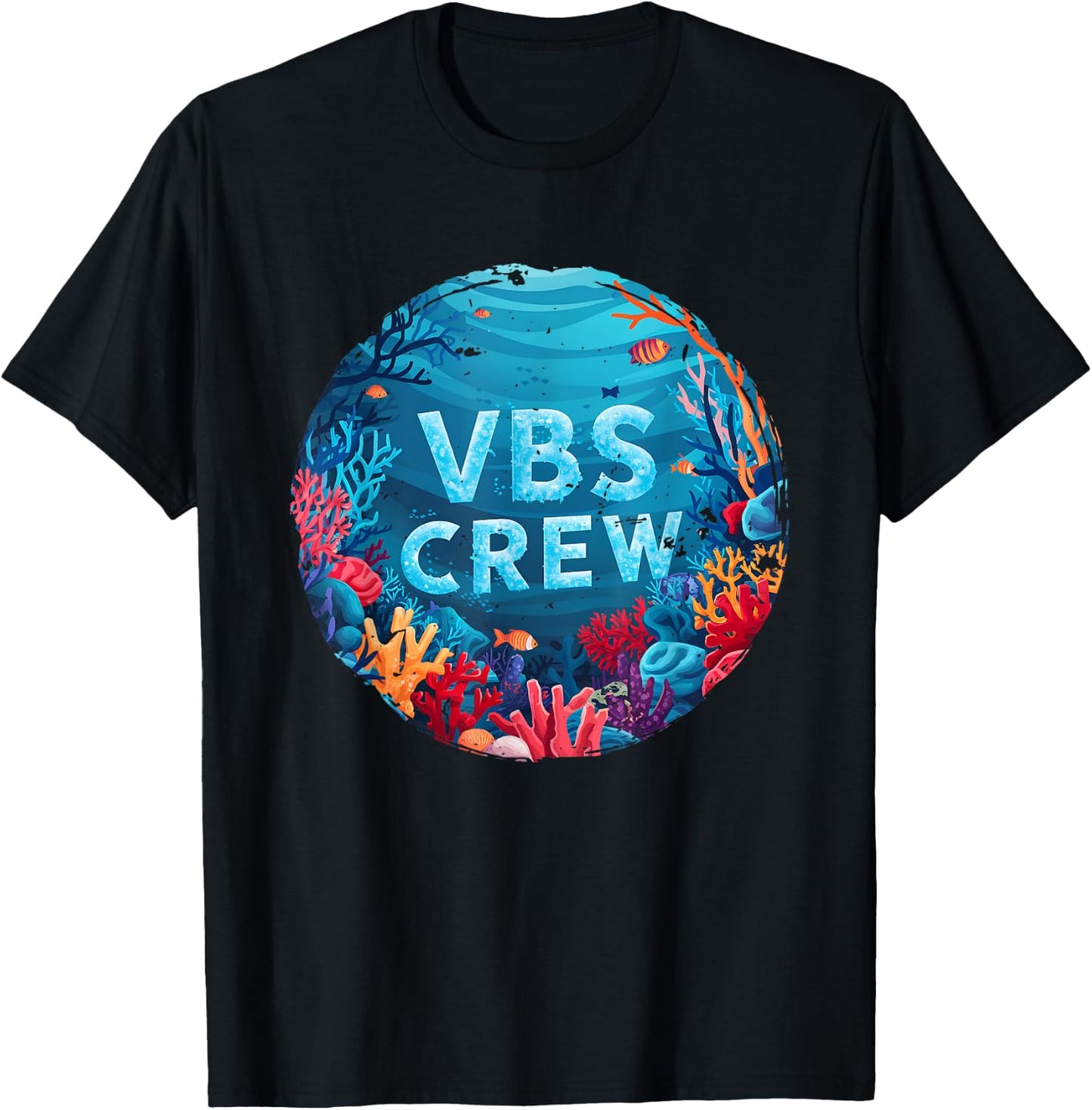 Scuba VBS Crew Vacation Bible School Scuba Diving Underwater T-Shirt - T-Shirt | Black