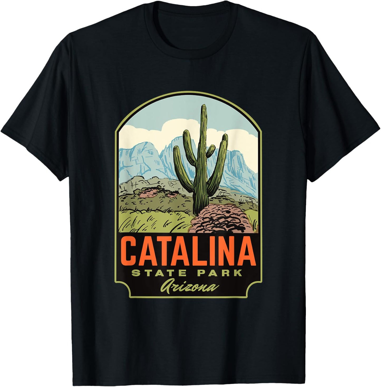 Catalina State Park Arizona T-Shirt - T-Shirt | Black