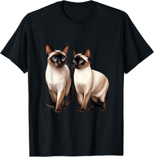 Siamese Cat Women Kids T-Shirt - T-Shirt | Black