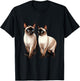 Siamese Cat Women Kids T-Shirt - T-Shirt | Black