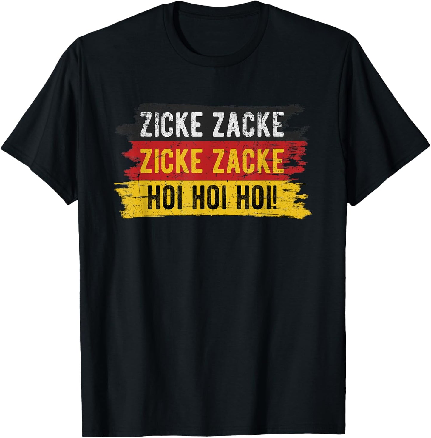 Zicke Zacke Hoi Hoi German Drinking Song Prost Cheers T-Shirt - T-Shirt | Black