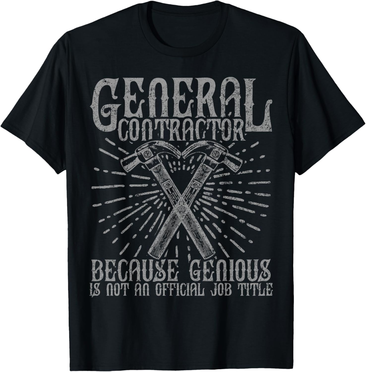 General Contractor T-Shirt - T-Shirt | Black
