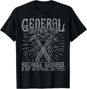 General Contractor T-Shirt - T-Shirt | Black