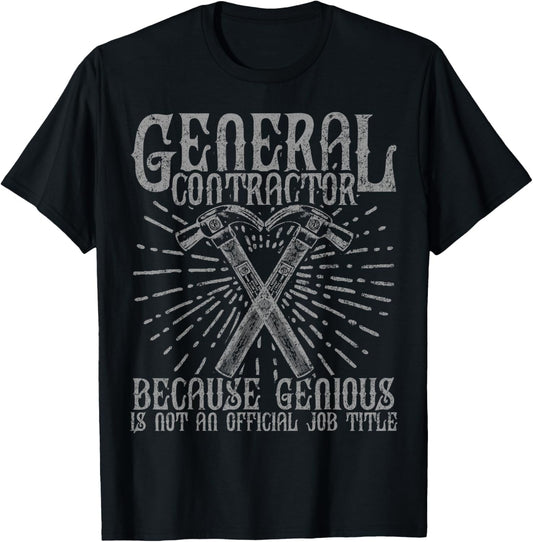 General Contractor T-Shirt - T-Shirt | Black