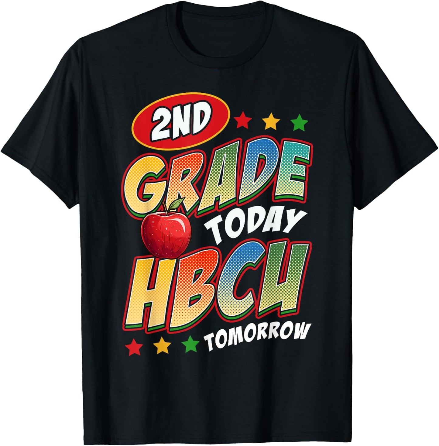 Second Grade Today HBCU Tomorrow African American 2nd Grade T-Shirt - T-Shirt | Black