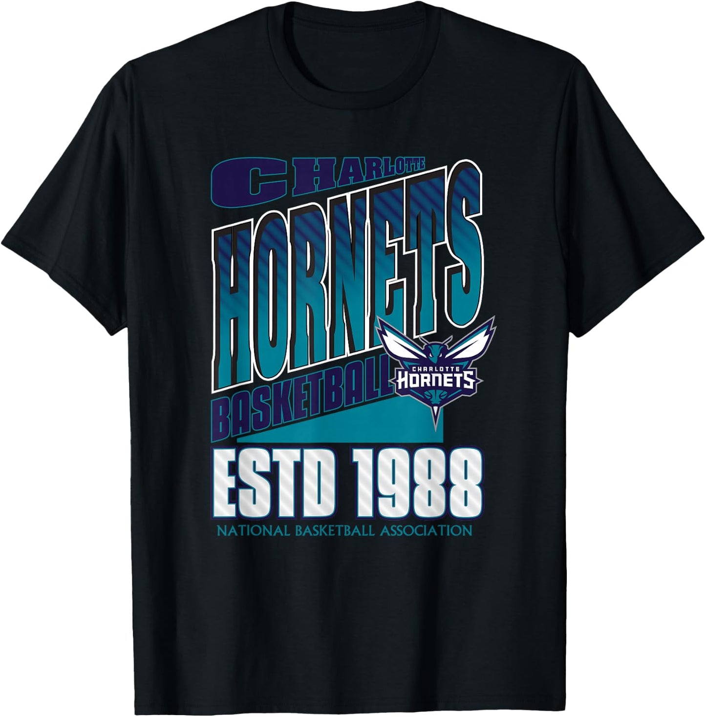 Charlotte Hornets NBA Breakaway - Men's Black Small T-Shirt - T-Shirt | Black