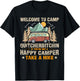 Really Amazing Welcome To Camp Quitcherbitchin Funny Camping T-Shirt - T-Shirt | Black