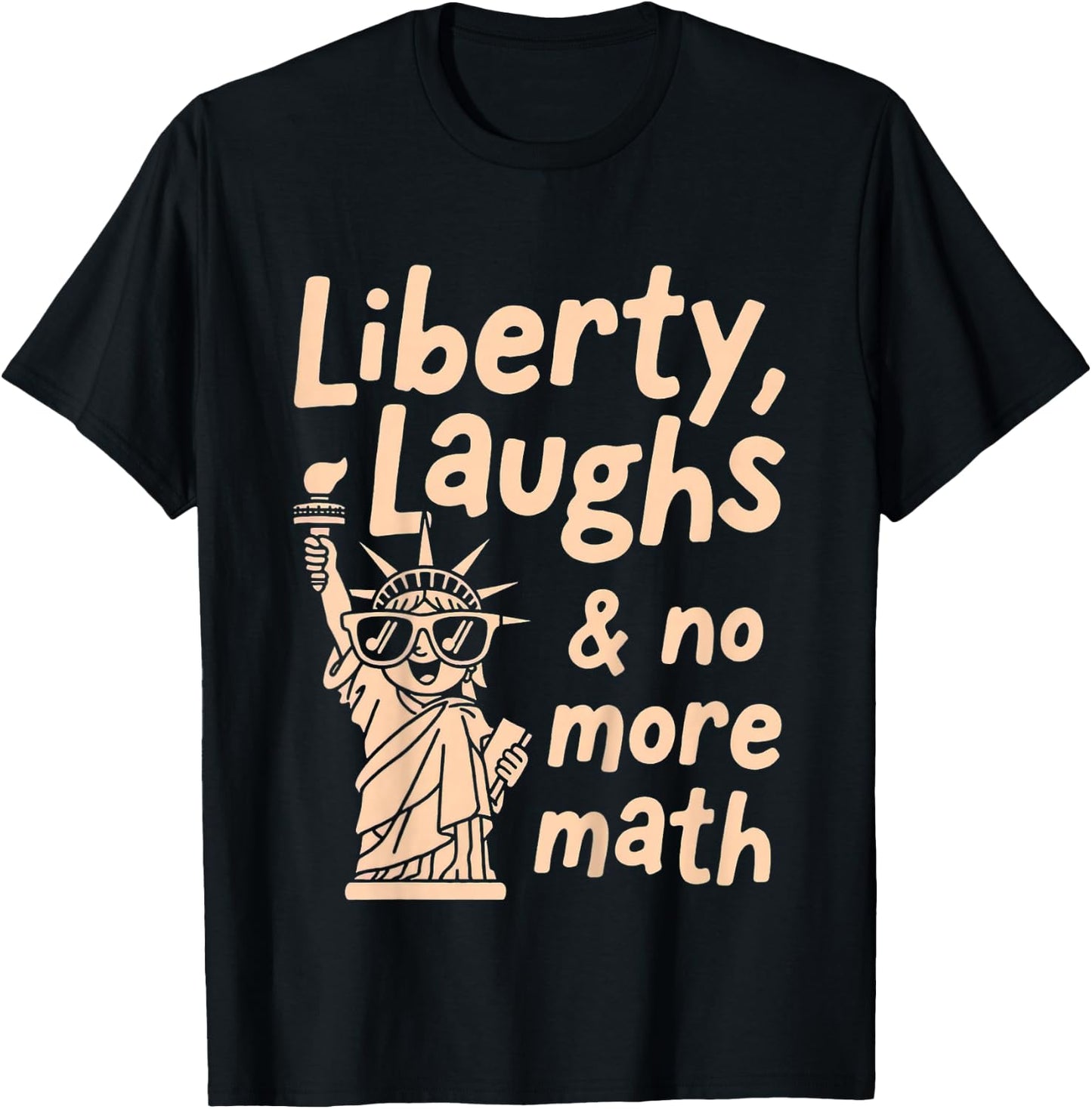 Kids Funny Statue of Liberty - Last Day of School - End of School T-Shirt - T-Shirt | Black