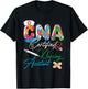 CNA Certified Nursing Assistant Costume Flowers Colorful T-Shirt - T-Shirt | Black