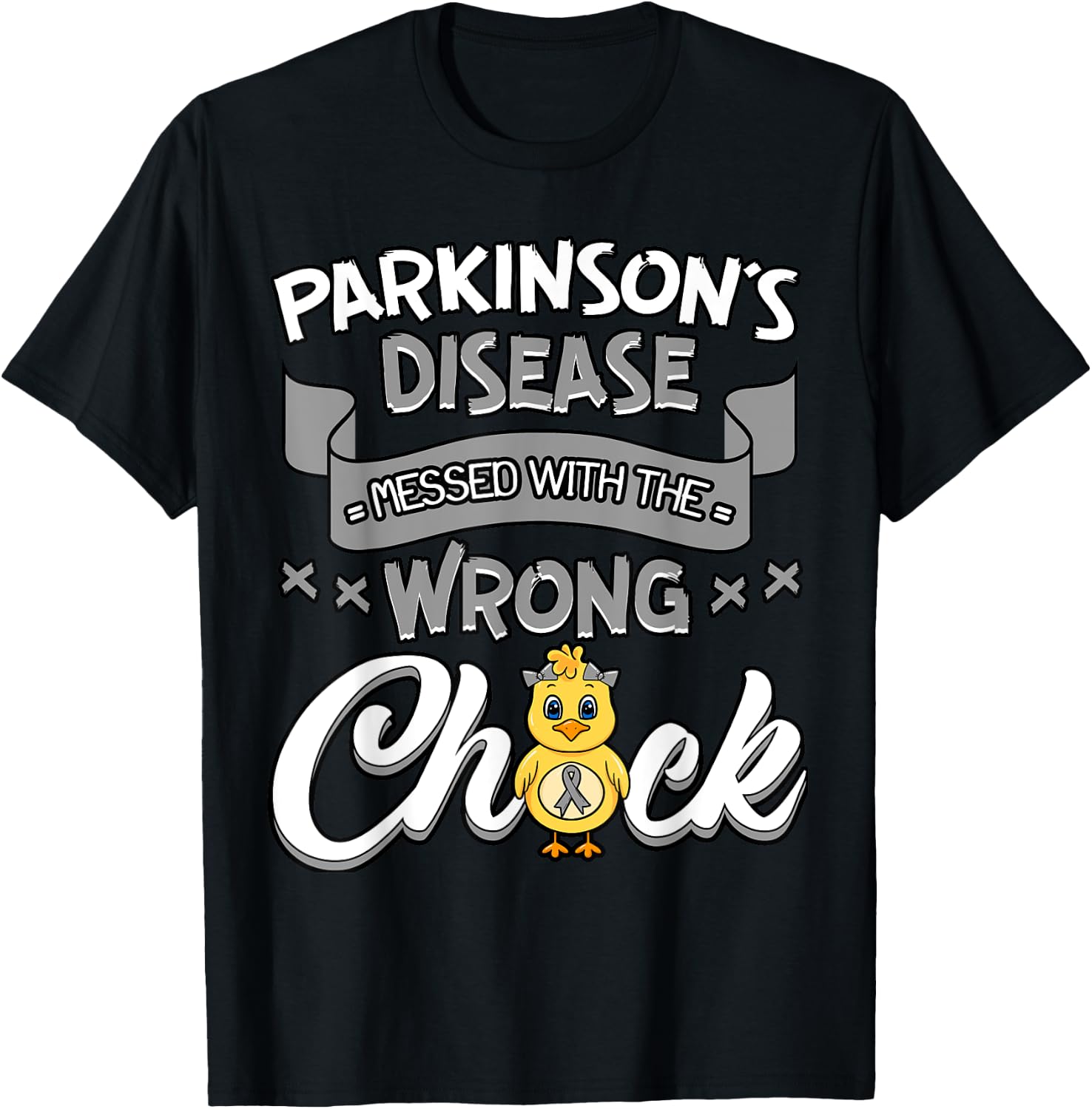 Parkinsons Disease Gray Degenerative Disorder Neurologists T-Shirt - T-Shirt | Black