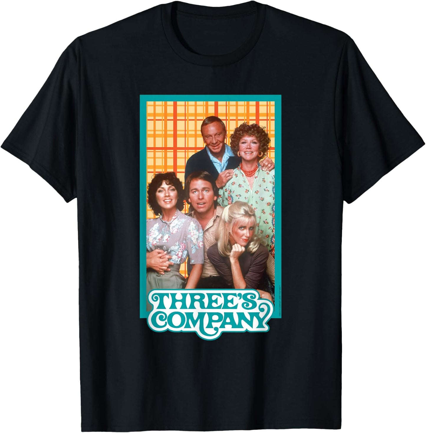 Three's Company Roommates & The Ropers Classic 80s T-Shirt - T-Shirt | Black