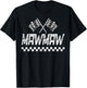 Mawmaw Pit Crew Family Racing Birthday Race Car T-Shirt - T-Shirt | Black
