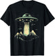 UFO Vintage Retro Pop Art T-Shirt - T-Shirt | Black