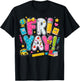 Happy Fri-Yay Friday Coquette Bow Teacher Back to School T-Shirt - T-Shirt | Black