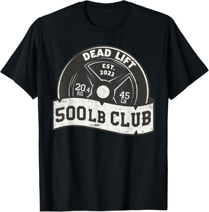 500 Lb Pound Club Dead Lift Bench Press Squat Train Women T-Shirt - T-Shirt | Black