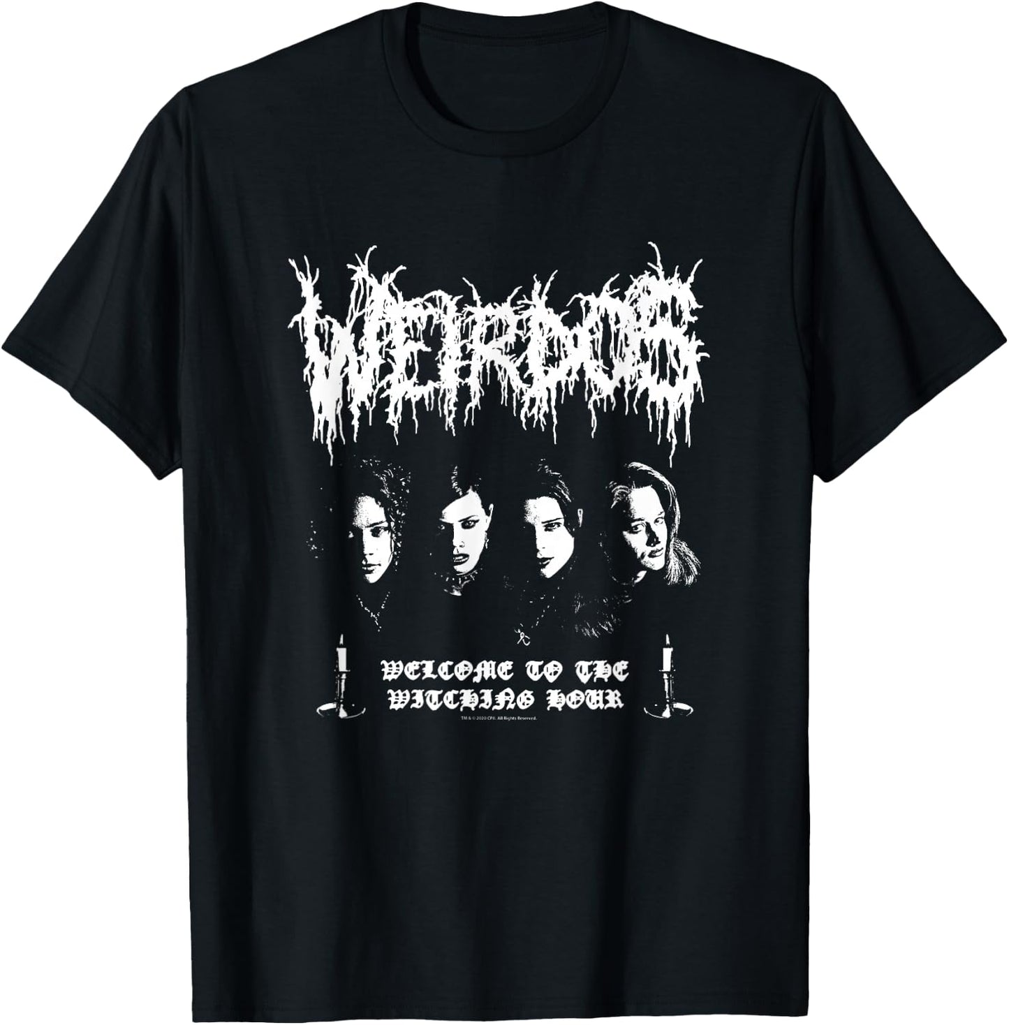 The Craft Weirdos Heavy Metal Logo 90's Witch Movie T-Shirt - T-Shirt | Black