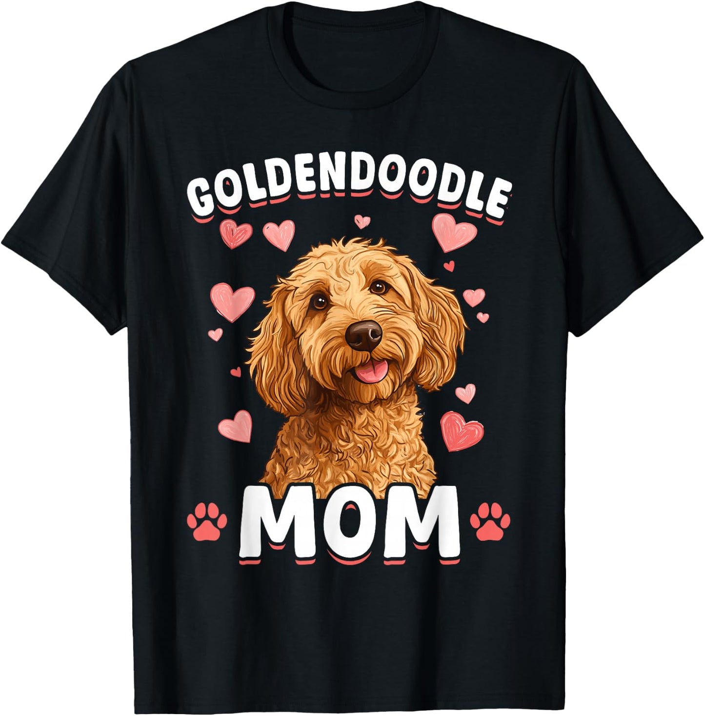 Goldendoodle Dog Breed Goldendoodle Mom T-Shirt - T-Shirt | Black