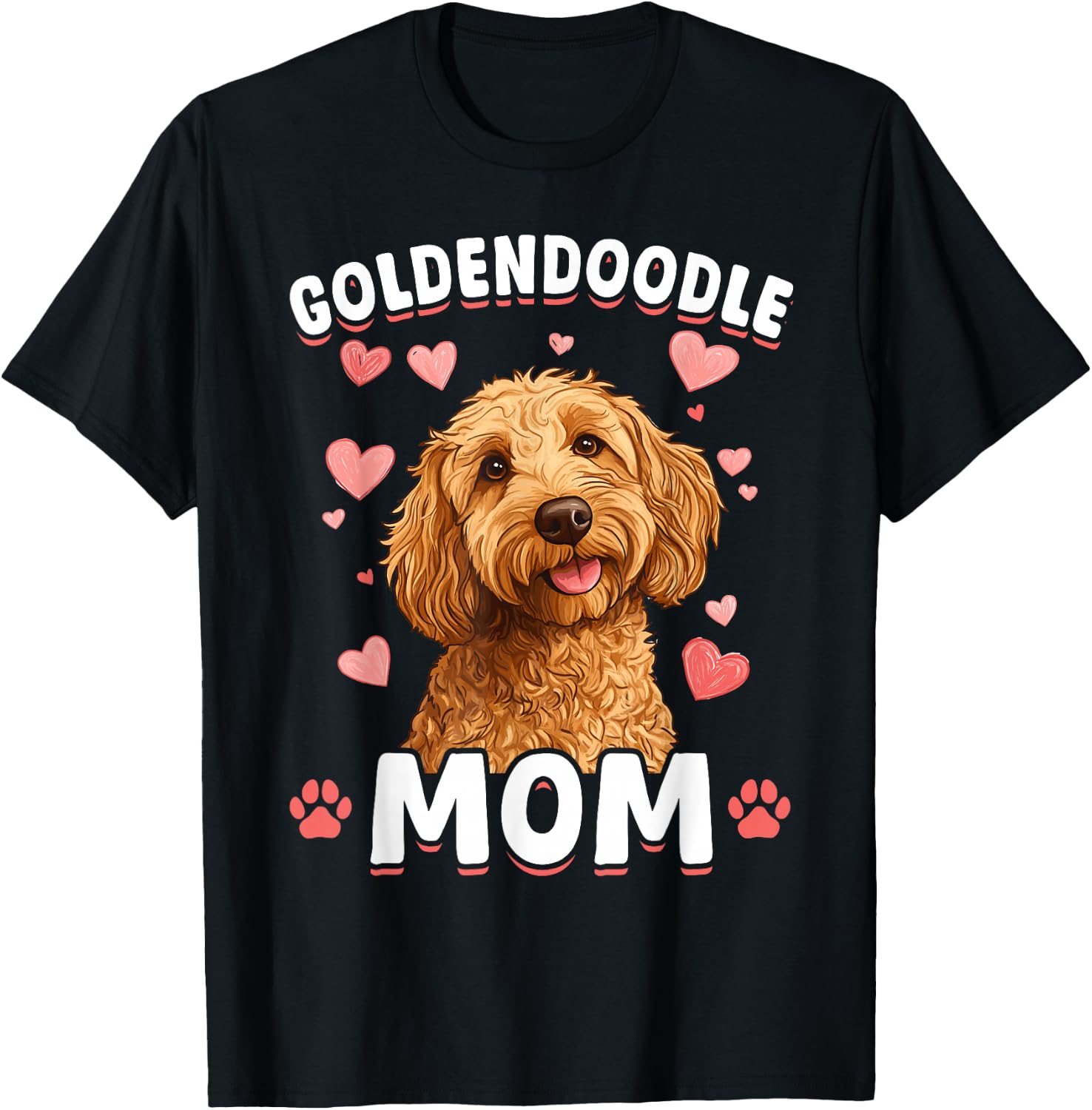 Goldendoodle Dog Breed Goldendoodle Mom T-Shirt - T-Shirt | Black