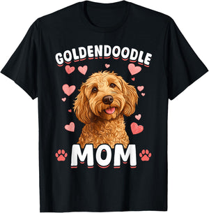 Goldendoodle Dog Breed Goldendoodle Mom T-Shirt - T-Shirt | Black