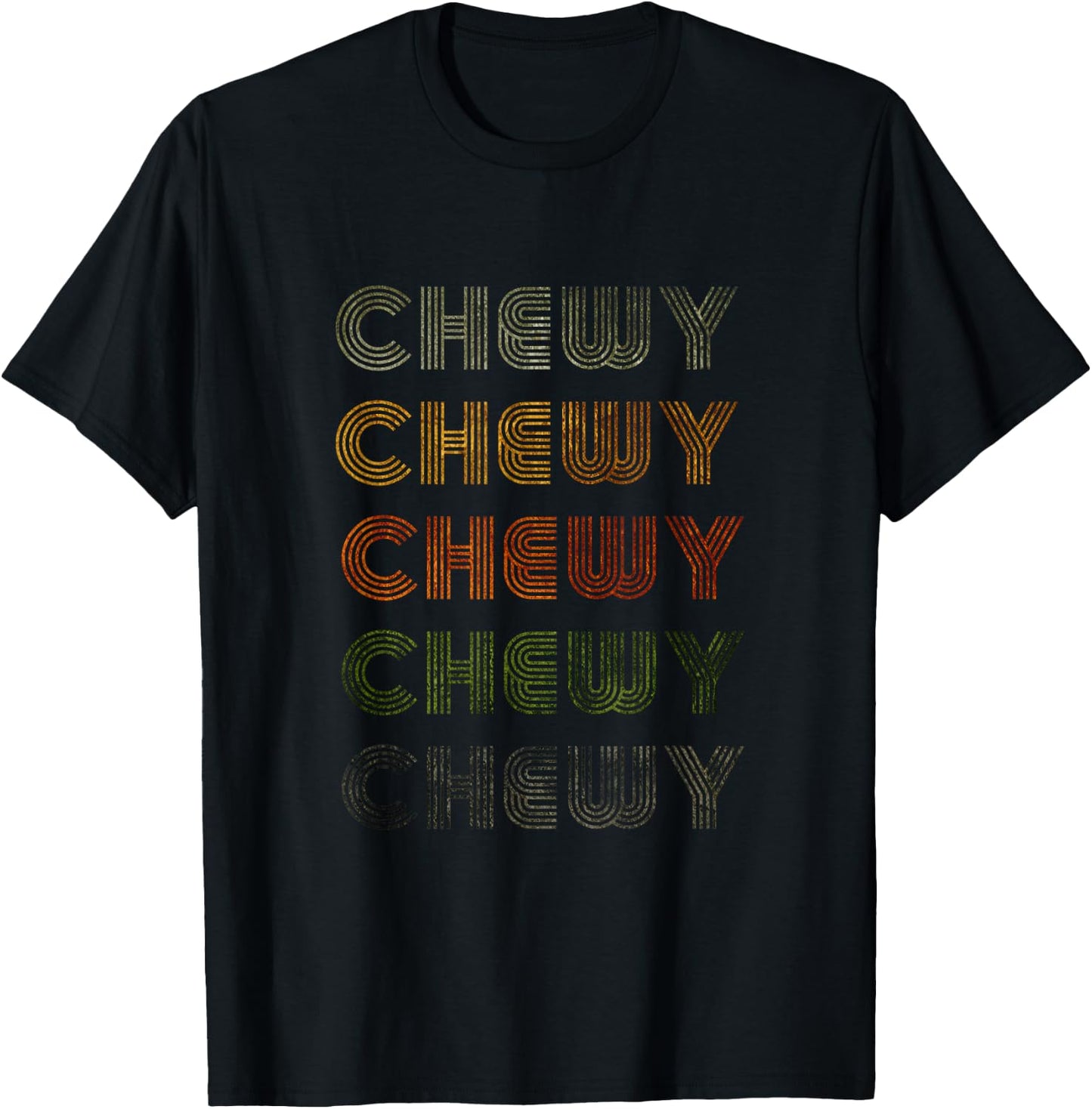 Love Heart Chewy Grunge Vintage Style Black Chewy T-Shirt - T-Shirt | Black