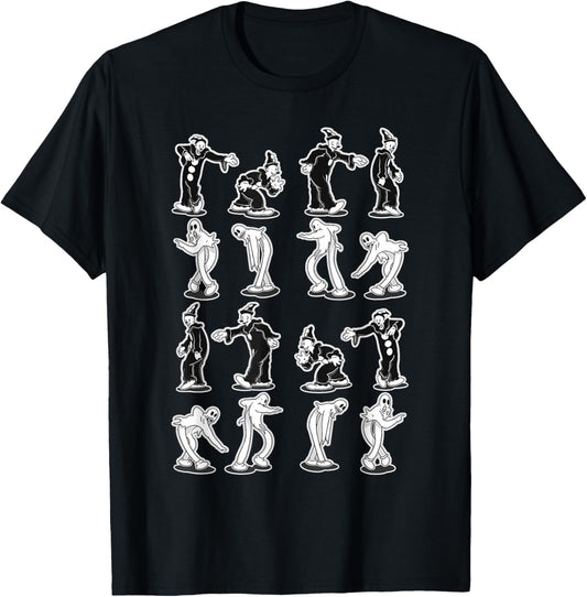 Koko the Clown Ghost Spooky Dance T-Shirt - T-Shirt | Black