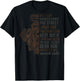 As I Lay Rubber Down The Street I Pray For Traction -on back T-Shirt - T-Shirt | Black