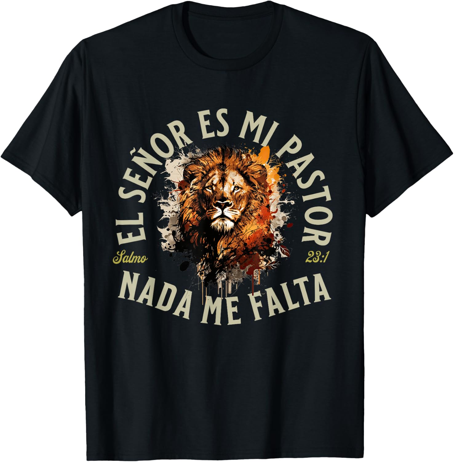 Christians Quote in Spanish Christian Bible Verse Quote T-Shirt - T-Shirt | Black