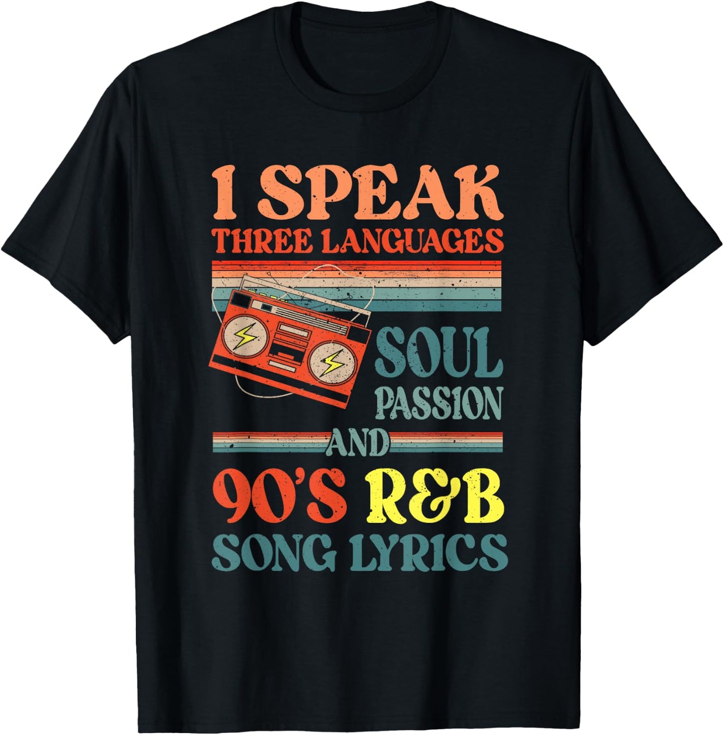 R&B Artist girls Vintage 90 s r and b graphic T-Shirt - T-Shirt | Black