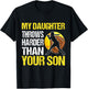 My Daughter Throws Harder Than Your Son T-Shirt - T-Shirt | Black