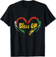 Hand Heart Reggae Rastafari Jamaican Roots Rasta T-Shirt - T-Shirt | Black