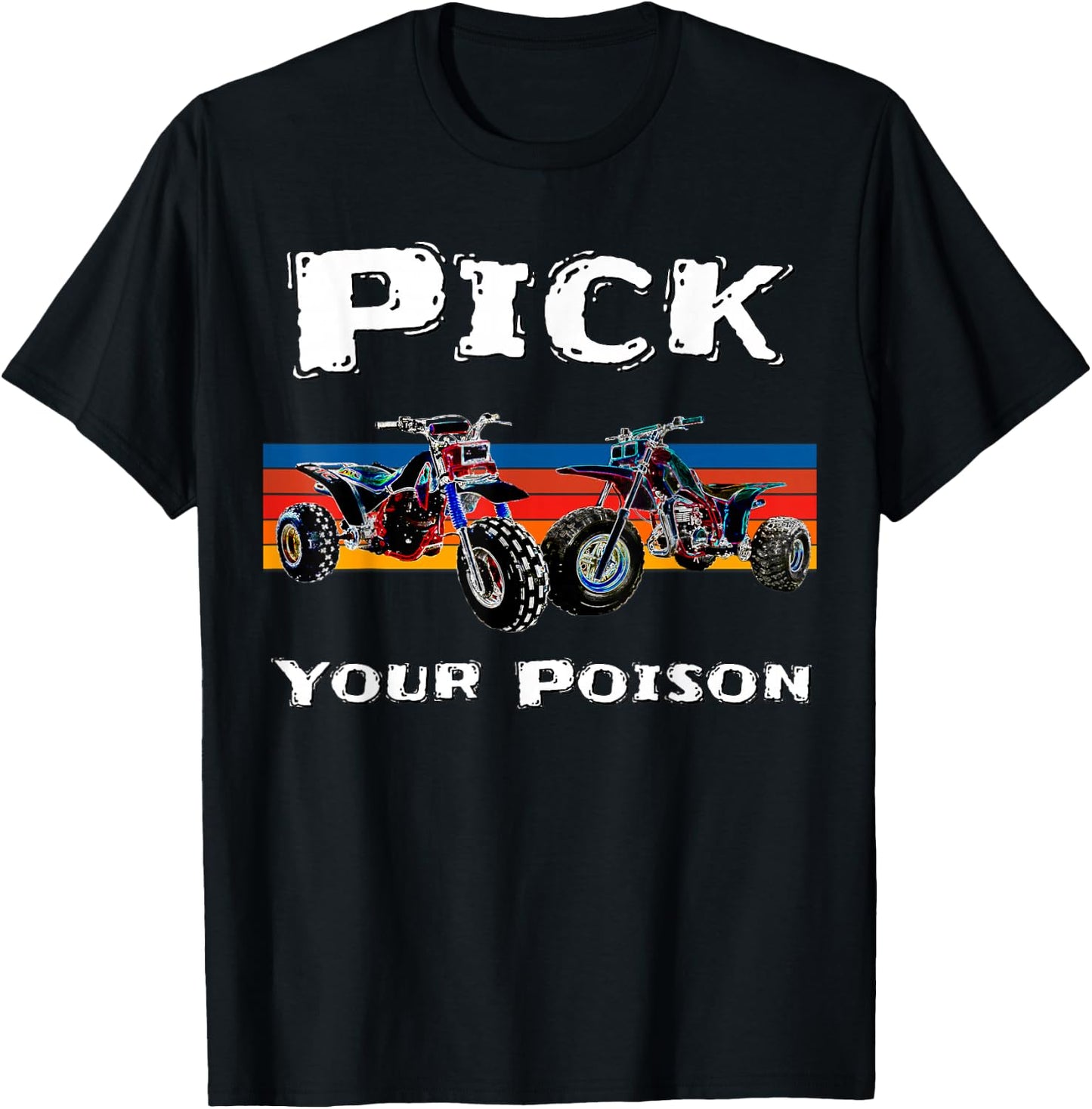 Vintage ATC ATV 3 Wheelers T-Shirt - T-Shirt | Black