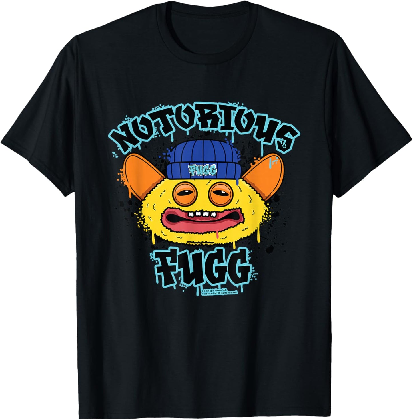 Fuggler Grin Grin Yellow Snuggler Notorious Fugg T-Shirt - T-Shirt | Black