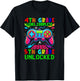 4th Grade Level Complete 5th Grade Unlocked Gamer Students T-Shirt - T-Shirt | Black