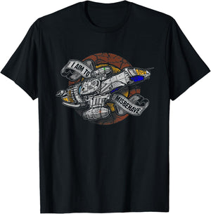 I Aim To Misbehave Retro Ship Works T-Shirt - T-Shirt | Black